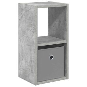 vidaXL Table de chevet avec tiroir Gris b&eacute;ton 25,5 x 22 x 49,5 cm