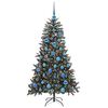 vidaXL Sapin de No&euml;l artificiel Vert 150 cm PVC, plastique et acier