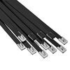 vidaXL Attache de c&acirc;ble 12 pc 7,9 x 500 mm Noir