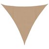 vidaXL Voile d'ombrage 160 g/m&sup2; Taupe 5x5x5 m PEHD