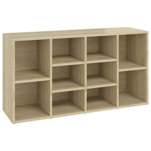 vidaXL Banc &agrave; chaussures Ch&ecirc;ne sonoma 103x30x55 cm Bois d&rsquo;ing&eacute;nierie