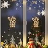 vidaXL Lumi&egrave;res de No&euml;l silhouette du P&egrave;re No&euml;l 2 pcs 35 LED