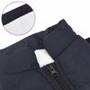 vidaXL Manteau pour chien Bleu marine L36 Fleece et Polyester