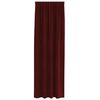 vidaXL Rideaux occultants 2 pcs Bordeaux 140 x 260 cm Velours