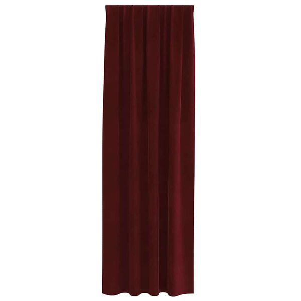 vidaXL Rideaux occultants 2 pcs Bordeaux 140 x 260 cm Velours