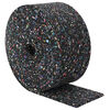 vidaXL Rouleau de granulat en caoutchouc Noir 1000 x 12 x 1 cm