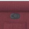vidaXL Fauteuil inclinable Rouge bordeaux Tissu