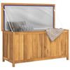 vidaXL Bo&icirc;te de jardin 114x50x58 cm Bois massif de teck