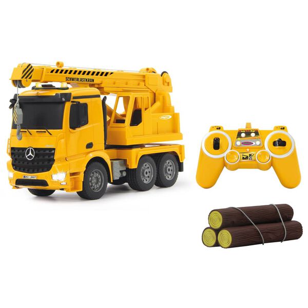 JAMARAJamara Grue t&eacute;l&eacute;command&eacute;e Mercedes-Benz Arocs 1:20 Jaune