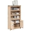 vidaXL Buffet haut 80x35x154 cm Bois massif de pin