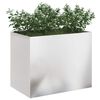 vidaXL Cache-pot de jardin Acier inoxydable 50 x 32 x 40 cm