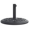 vidaXL Base de parasol pour m&acirc;ts &Oslash;38 / 48 mm 12 kg rond