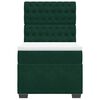 vidaXL Sommier &agrave; lattes de lit et matelas Vert fonc&eacute; 80x200 cm Velours