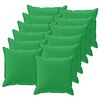 vidaXL Housse de coussin 12 pc HOUTEN Vert 40 x 40 cm Polyester