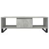 vidaXL Table basse gris béton 104x60x35 cm bois d'ingénierie