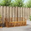 vidaXL Ensembles de canap&eacute;s 3 pcs Naturel Bois d'Acacia Massif