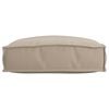 vidaXL Coussin Taupe 50 x 50 x 12 cm Tissu Oxford
