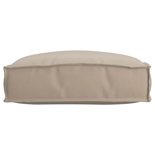 vidaXL Coussin Taupe 50 x 50 x 12 cm Tissu Oxford