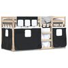 vidaXL Lit superpos&eacute; sans matelas 90x190 cm bois de pin massif