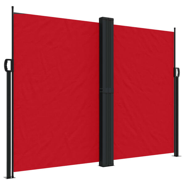 vidaXL Auvent lat&eacute;ral r&eacute;tractable rouge 180x600 cm