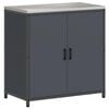 vidaXL Meuble de rangement de cuisine HATTEM Anthracite Acier