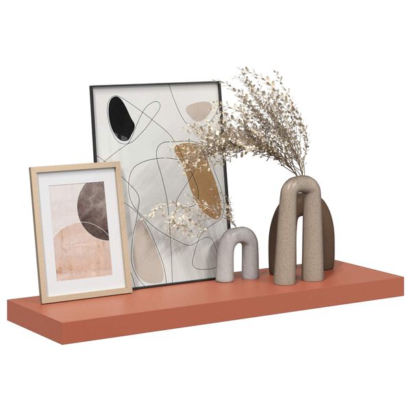 vidaXL &Eacute;tag&egrave;re Murale Rouge 90 x 23,5 x 4 cm Bois d'ing&eacute;nierie