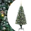 vidaXL Sapin de No&euml;l artificiel Vert 150 cm PVC, Acier et Plastique