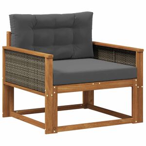 vidaXL Sofa de milieu ext&eacute;rieur Naturel