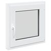 vidaXL Fen&ecirc;tre de sous-sol RISOR 50 x 50 cm PVC et verre Blanc