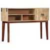 vidaXL Table console 115x30x76 cm Bois de manguier massif brut