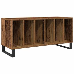 vidaXL Meuble &agrave; vinyles Bois ancien 100 x 38 x 48 cm Bois d'ing&eacute;nierie