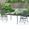 vidaXL Table de jardin anthracite 110x80x72 cm Treillis d'acier