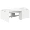 vidaXL Lit haut pour enfants avec bureau Blanc 80 x 200 cm