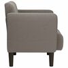 vidaXL Canap&eacute;-chaise accoudoirs gris clair 54 cm tissu velours c&ocirc;tel&eacute;