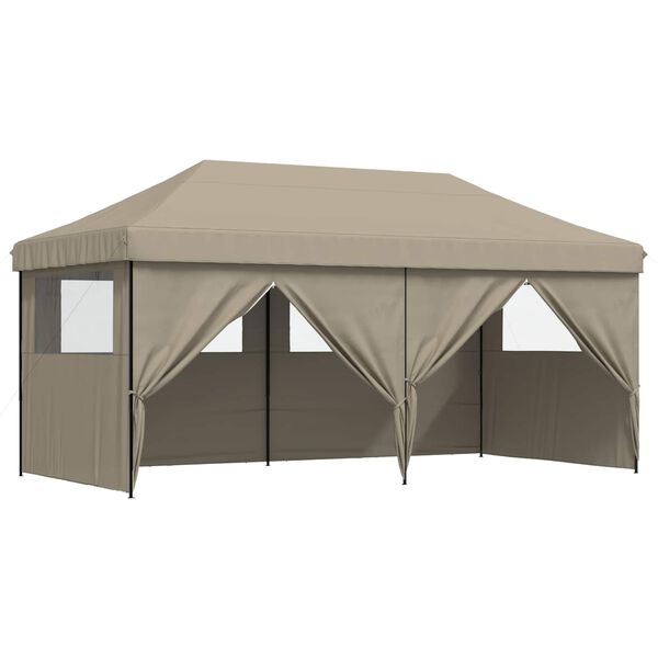 vidaXL Tente de f&ecirc;te Taupe 292 x 580 x 315 cm Tissu Oxford