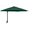vidaXL Parasol de jardin Vert 248 x 248 x 148 cm Polyester et Acier