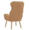 vidaXL fauteuil Beige 69 x 74 x 93 cm Tissu Sherpa