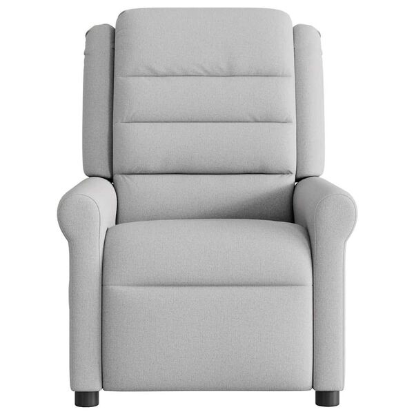 vidaXL Fauteuil inclinable gris nuage tissu