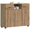 vidaXL Cabinet en Bois avec tiroir Ch&ecirc;ne artisanal 88,5 x 30,5 x 73 cm