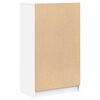 vidaXL Armoire &agrave; chaussures Blanc 59x35x100,5 cm Bois d'ing&eacute;nierie