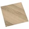 vidaXL Planches de sol Marron 5,11 m&sup2; 55 pi&egrave;ces PVC