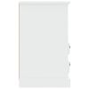 vidaXL Tables de chevet 2 pcs blanc brillant 43x36x60 cm