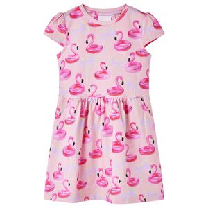 Robe pour enfants rose clair 140