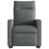 vidaXL Fauteuil inclinable Gris fonc&eacute; Tissu