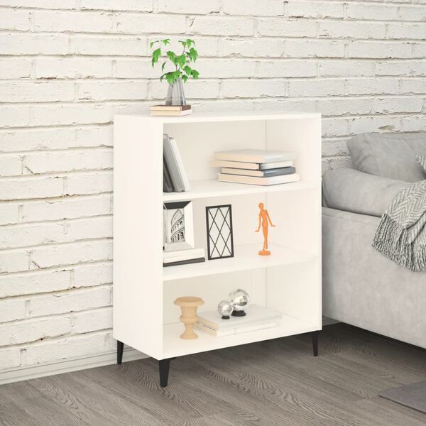 vidaXL Buffet Blanc 69,5x32,5x90 cm Bois d'ingénierie
