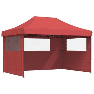 vidaXL Tente de f&ecirc;te 279 x 410 x 315 cm Bordeaux Tissu Oxford