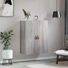 vidaXL Armoire murale sonoma gris 69,5x34x90 cm