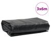 vidaXL Bâche anthracite 3x6 m 650 g/m²
