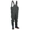 vidaXL Cuissardes avec bottes vert fonc&eacute; taille 43