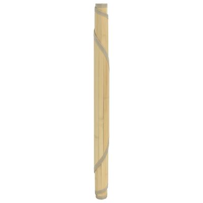 vidaXL Tapis rond naturel clair 100 cm bambou